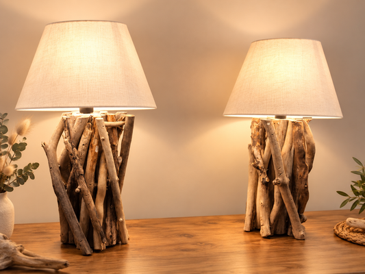 Lampe de chevet artisanale décoration boheme